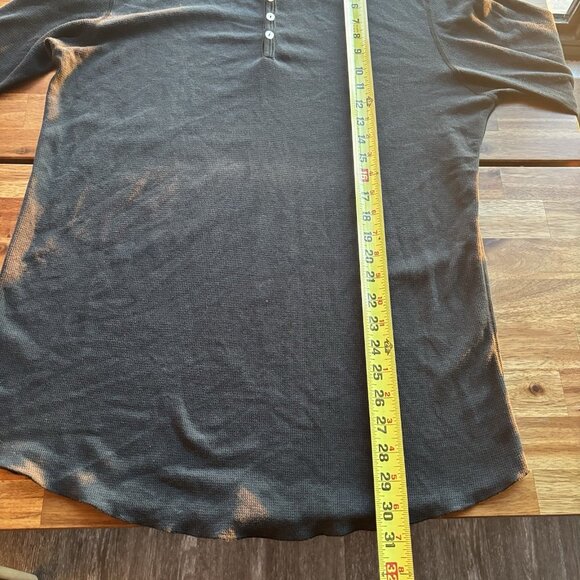 American Apparel Thermal Henley “Kill Shirt” As Seen Dexter Morgan Men’s XL FLAW - Picture 8 of 14